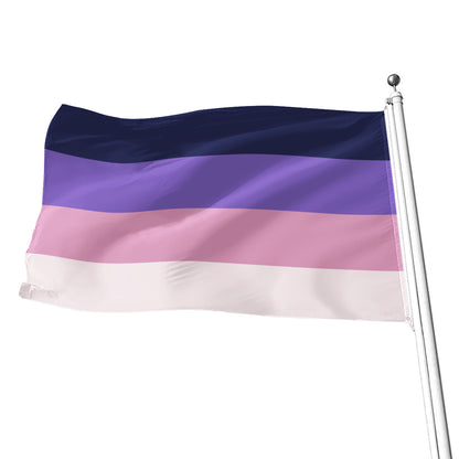 Ace Spec Pride All-Over Print Flag | 5 Sizes