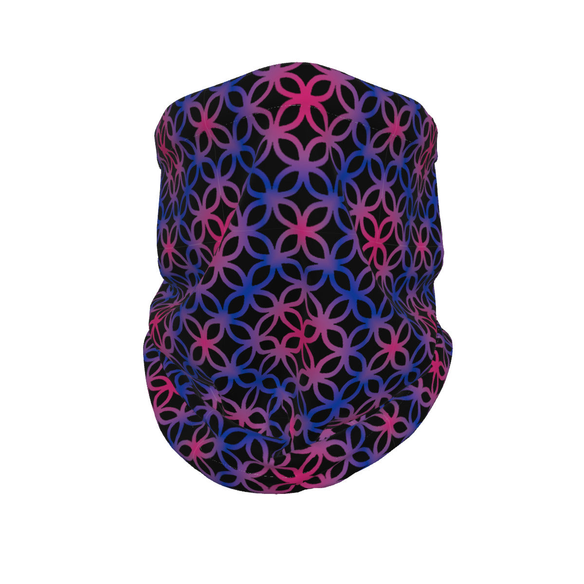 Funda para el cuello de tejido polar con estampado integral Circle Trellis