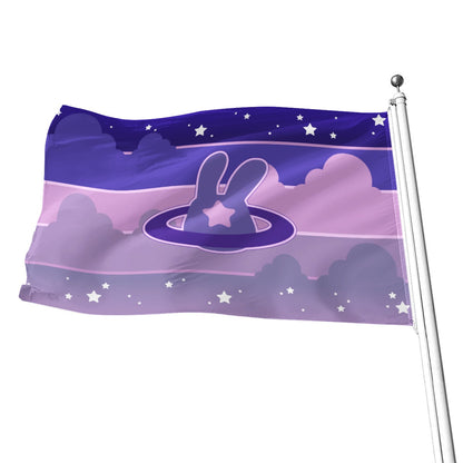 Lumibunnic All-Over Print Flag | 5 Sizes