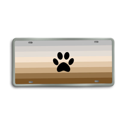 Furry Pride Decorative License Plate | Choose Your Flag