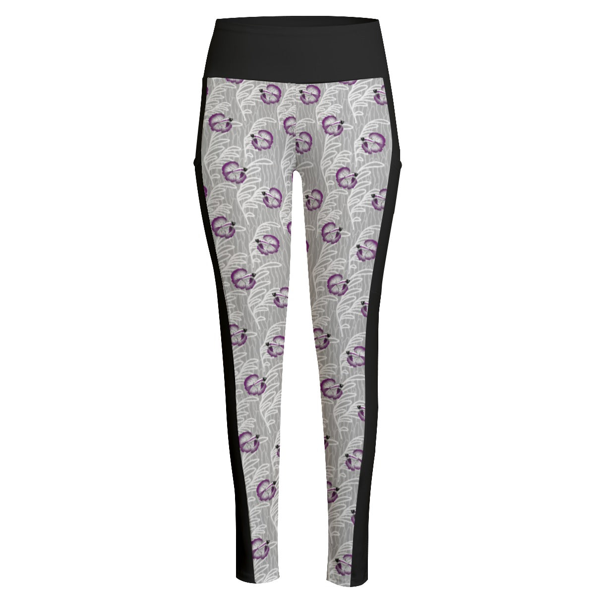 Betta and Seaweed Patterned High Waist Leggings With Side Pockets | Choose Your Colourway