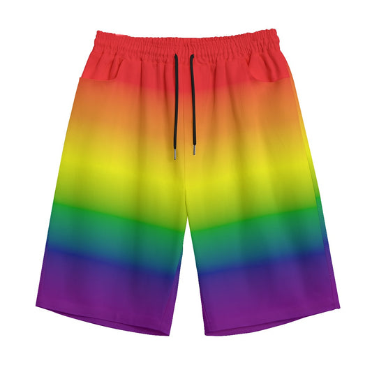 Pride Gradient Straight Casual Shorts | 245GSM Cotton | Choose Your Colourway