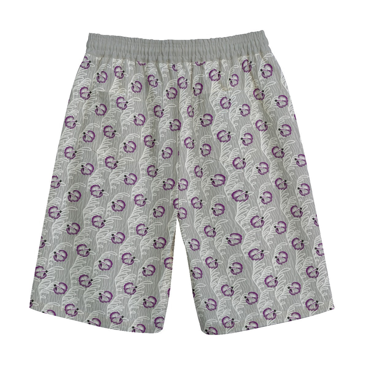 Betta and Seaweed Pattern Straight Casual Shorts | 245GSM Cotton | Choose Your Colourway