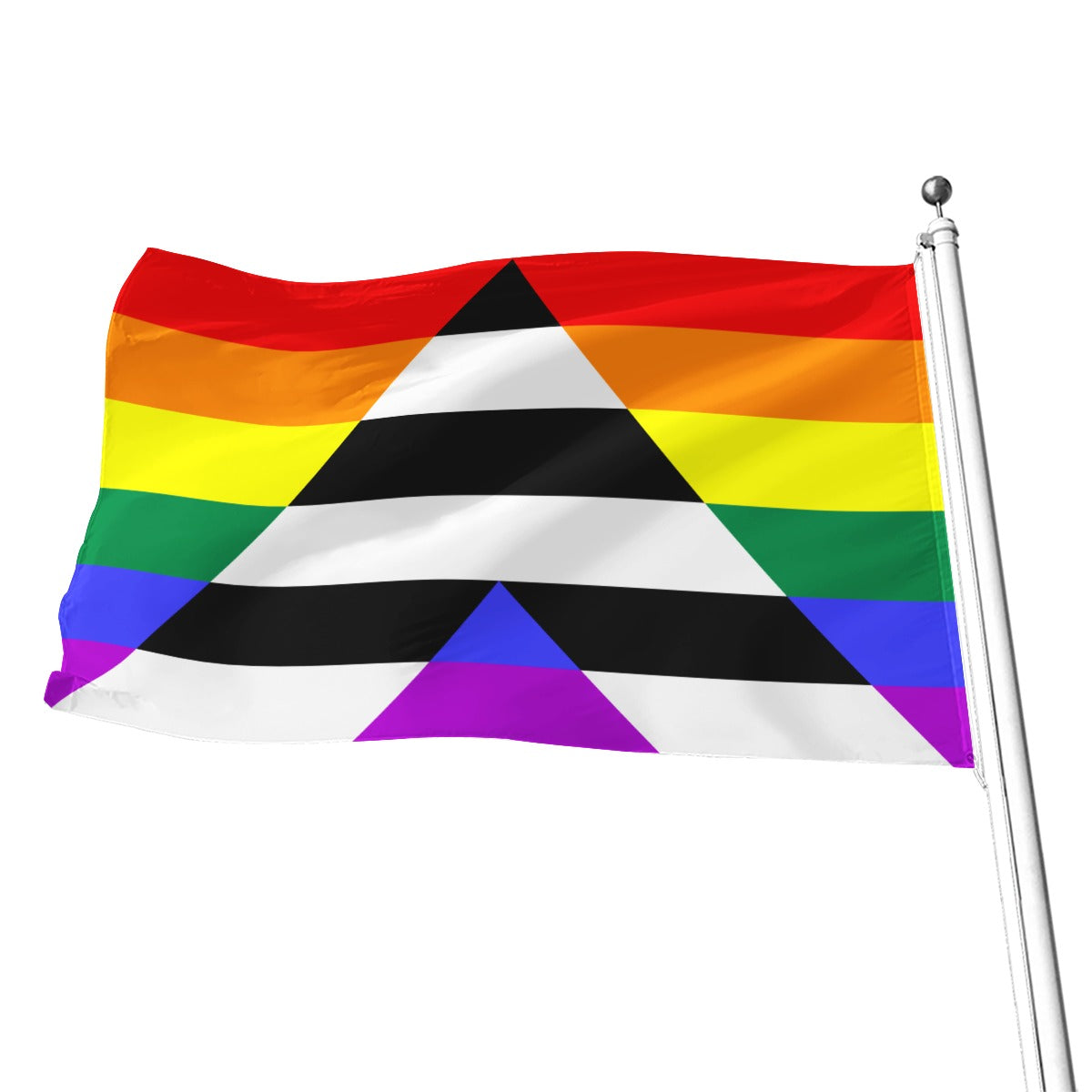 Straight Ally Flag All-Over Print Flag | 5 Sizes