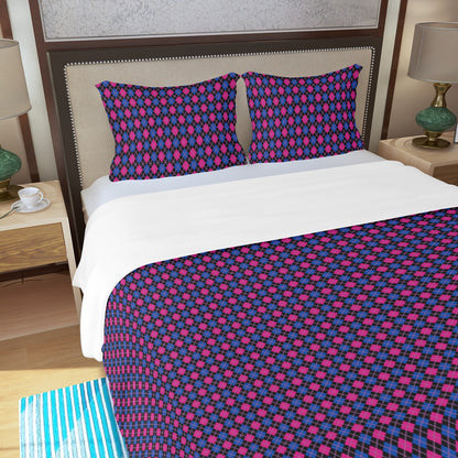 Pride Plaid Three Piece Duvet Cover Set | Choose Your Pattern and Colourway