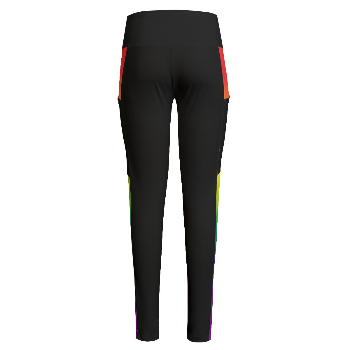 High Waist Leggings with Gradient Accent and Side Pockets | Choose Your Colourway