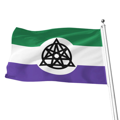 Nonhuman Unity All-Over Print Flag | 5 Sizes