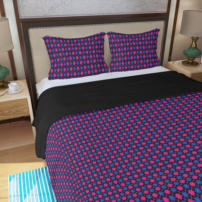 Pride Plaid Three Piece Duvet Cover Set | Choose Your Pattern and Colourway