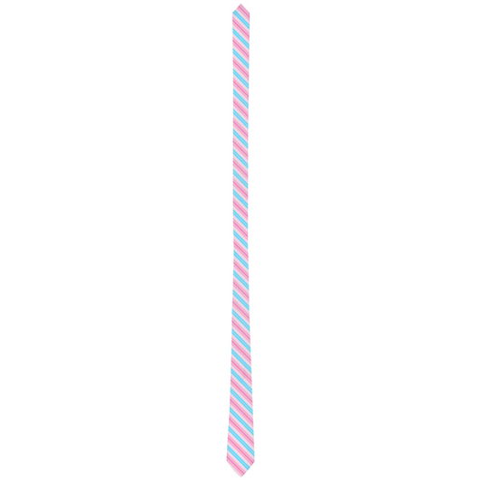 Transfeminine Striped Pride Patterned Neck Ties