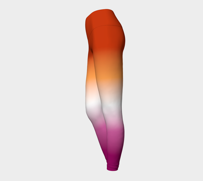 Lesbian - V1 Gradient Yoga Leggings