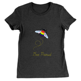 T-shirts ajustés Bumblebee Pride Pun - DARK | Choisissez votre coloris et votre jeu de mots | Bella + Toile