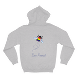Sweats à capuche Bumblebee Pride Pun (sans fermeture éclair/pull) – DESIGN arrière | Choisissez votre drapeau et votre jeu de mots | Sweat à capuche pull bourdon | LGBTQIA
