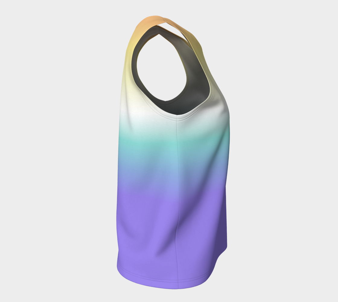 Genderfaun Gradient Loose Tank (Long)