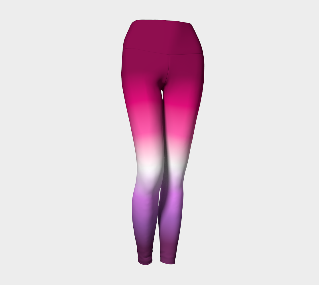 Lesbian - V2 Gradient Yoga Leggings