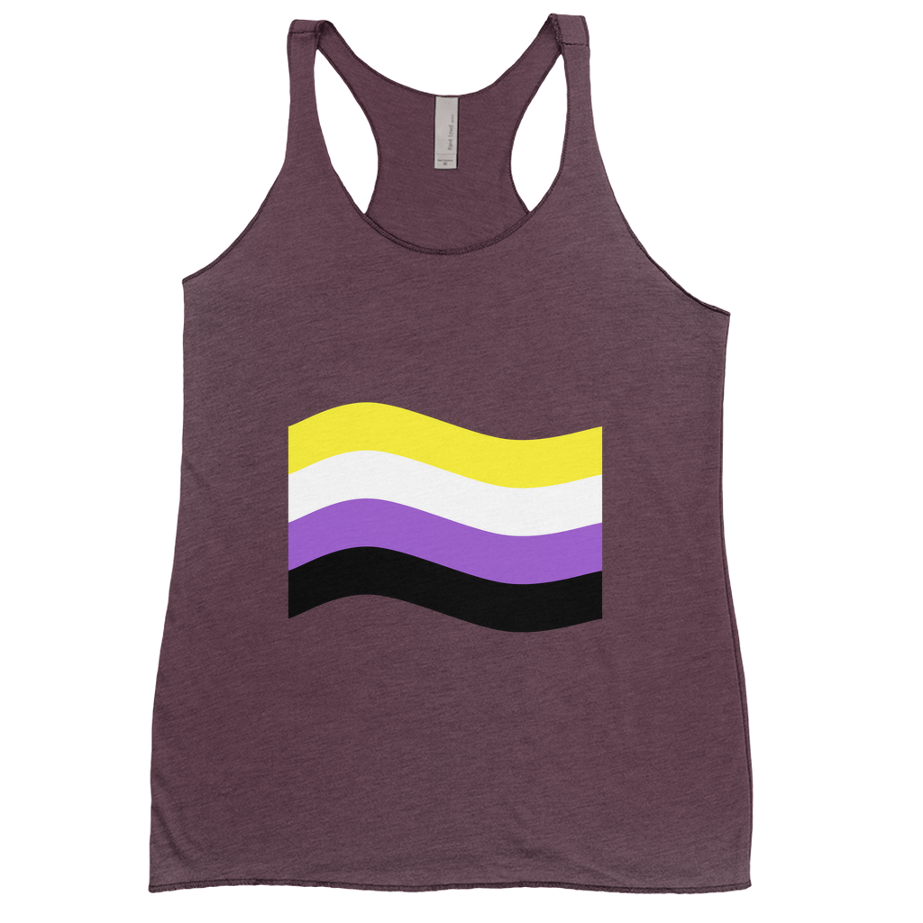 Gender Pride Flag Fitted Racerback Tank Tops | Choose Your Flag