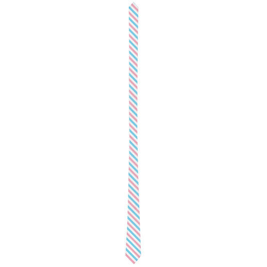 Transgender Barber Striped Pride Patterned Neck Ties