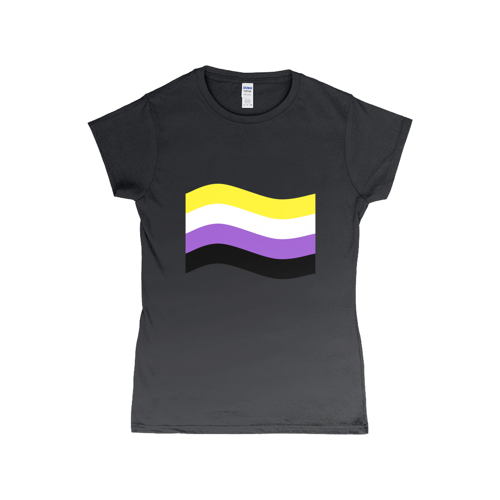 Gender Pride Flag Fitted Tshirt | Choose Your Flag | Gildan