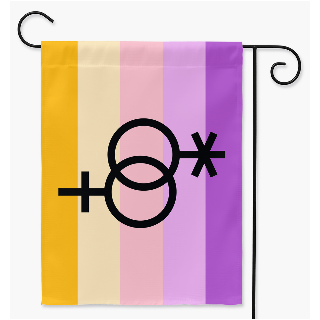 Trixic Yard and Garden Flags | Single Or Double-Sided | 2 Sizes | Romantic and Sexual Orientations