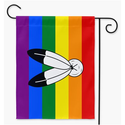 Two Spirit Yard and Garden Flags | Single Or Double-Sided | 2 Sizes | Romantic and Sexual Orientations