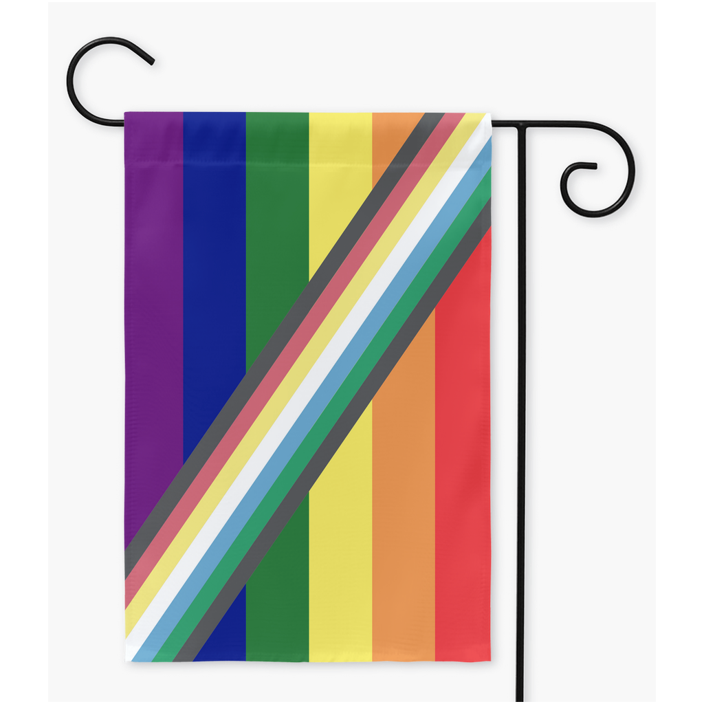 Disability - V2 - Rainbow Yard & Garden Flags | Single Or Double-Sided | 2 Sizes