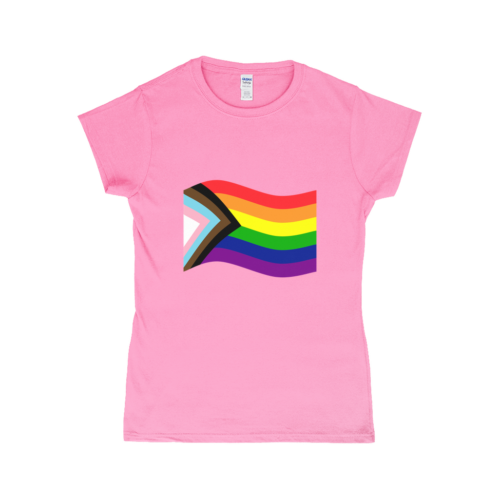 Rainbow Pride Flag Fitted Tshirt | Choose Your Flag | Gildan