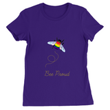 T-shirts ajustés Bumblebee Pride Pun - DARK | Choisissez votre coloris et votre jeu de mots | Bella + Toile