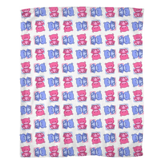 ABDL Teddybear Fleece Blankets | 2 Sizes  ninjaferretart