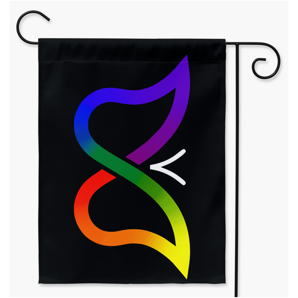 ADHD Pride Yard & Garden Flags | Single Or Double-Sided | 2 Sizes | Disability, Autism, and Neurodivergence Yard Flag ninjaferretart