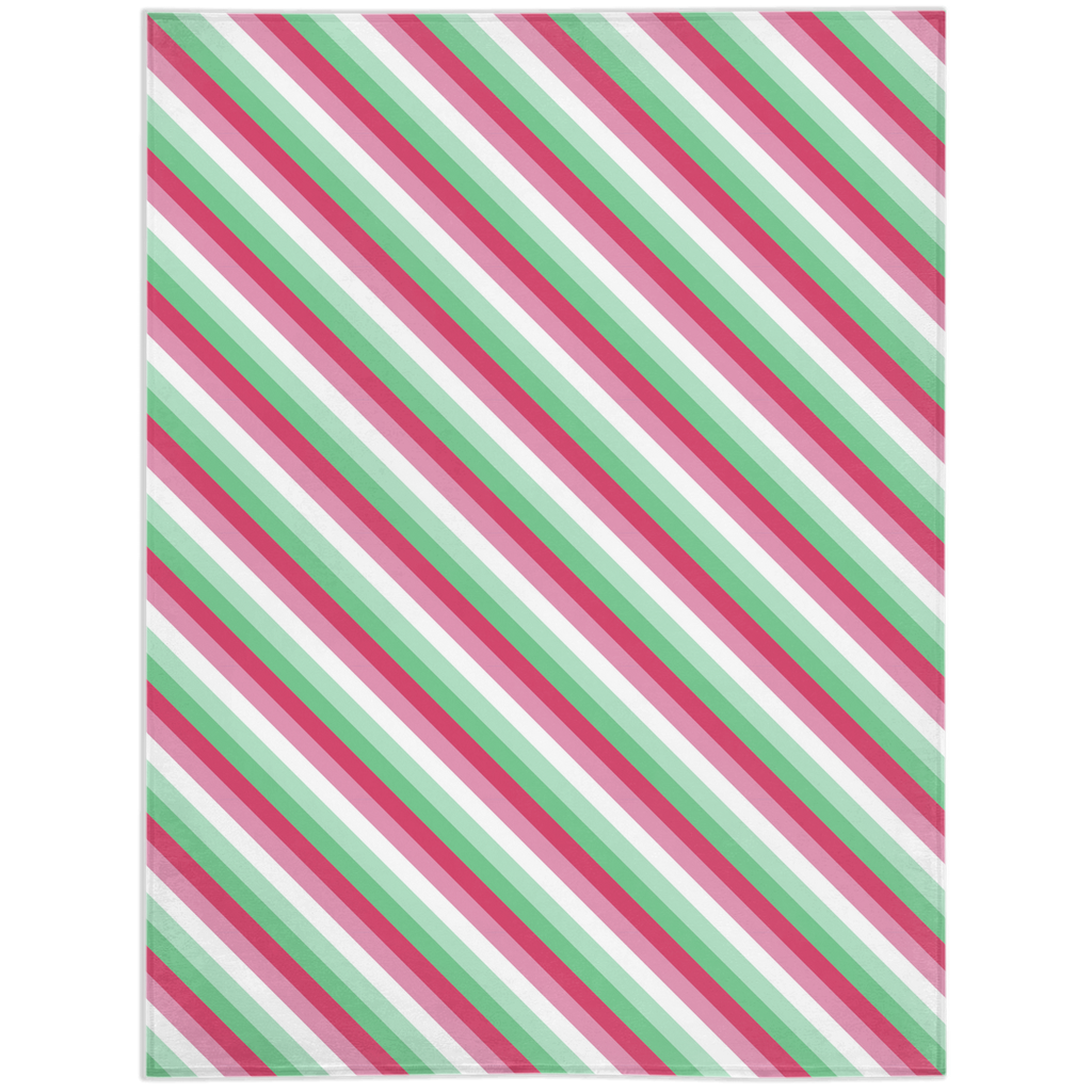 Abrosexual Striped Plaid Pride Minky Blankets Blanket ninjaferretart