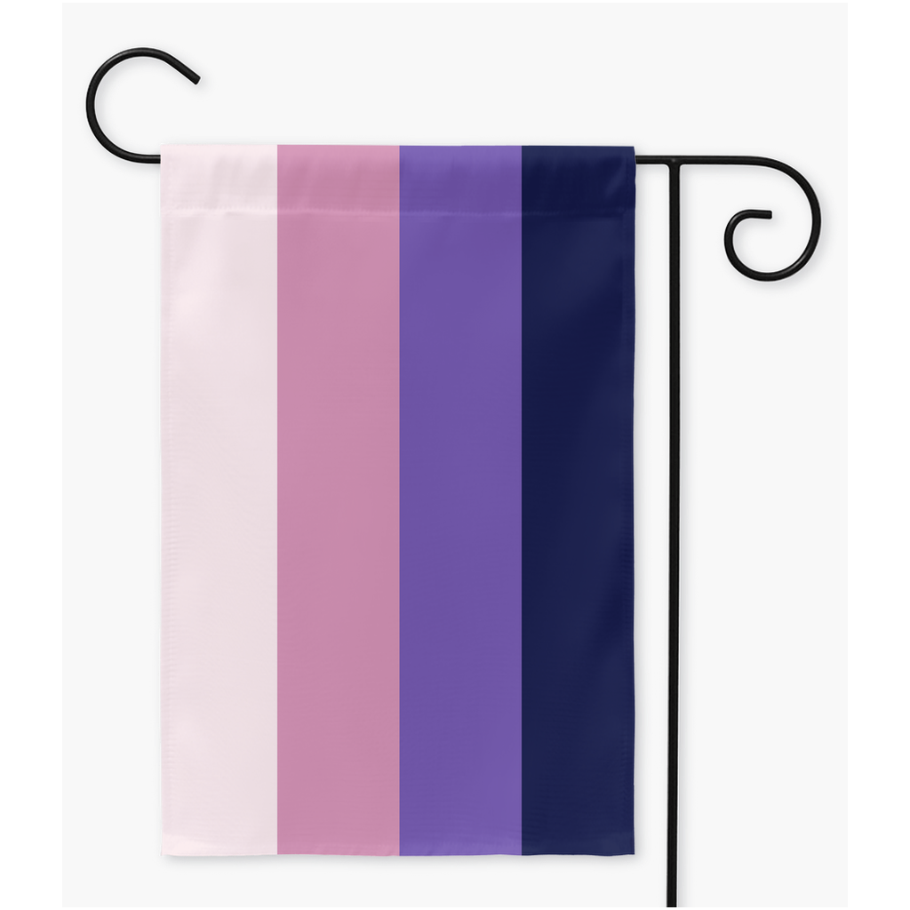 Ace Spec Pride Yard and Garden Flags  | Single Or Double-Sided | 2 Sizes | Aromantic and Asexual Spectrum Yard Flag ninjaferretart