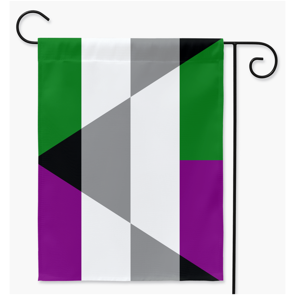 Aegoaroace - V3 Yard & Garden Flags | Single Or Double-Sided | 2 Sizes Yard Flag ninjaferretart