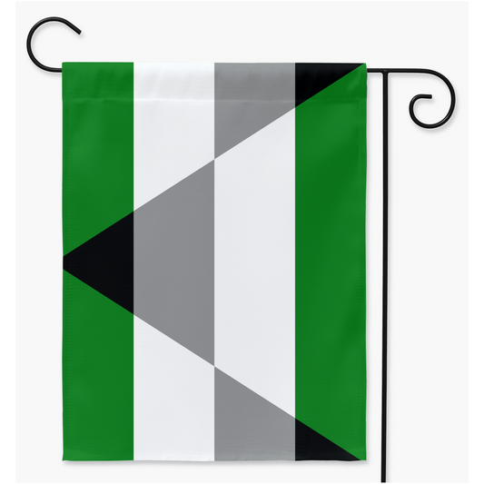 Aegoromantic | Single Or Double-Sided | 2 Sizes | Aro Ace Spectrum Yard Flag ninjaferretart