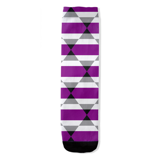 Aegosexual Patterned All-Over Print Socks Apparel ninjaferretart