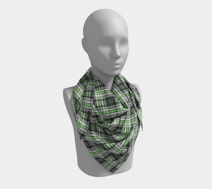 Agender Plaid  Square Scarf Square Scarf ninjaferretart