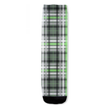 Agender Tartan Plaid - V1 All-Over Print Socks | Apparel | Gender Identity and Expression Apparel ninjaferretart