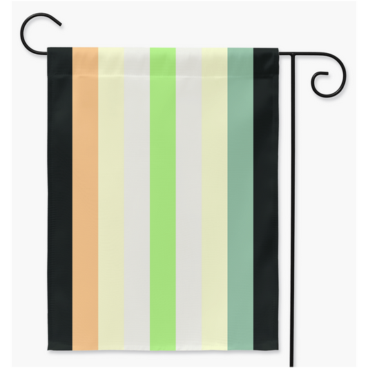 Agenderflor Pride Yard and Garden Flags | Single Or Double-Sided | 2 Sizes Yard Flag ninjaferretart