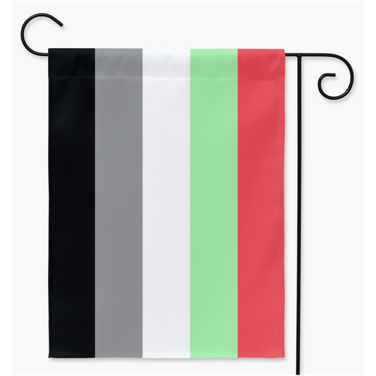 Akoiromantic (Lithromantic) - V2 | Single Or Double-Sided | 2 Sizes | Aro Ace Spectrum Yard Flag ninjaferretart