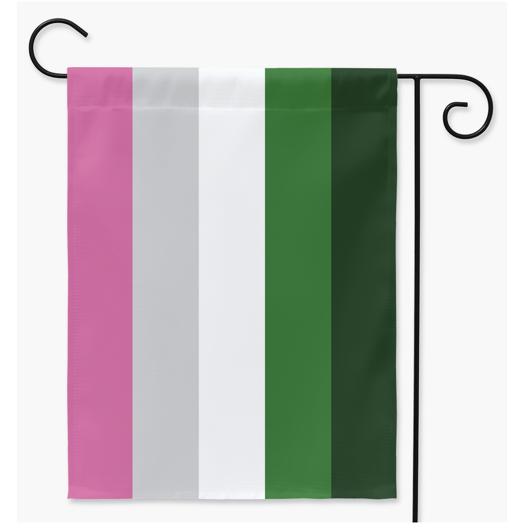 Alicromantic | Single Or Double-Sided | 2 Sizes | Aro Ace Spectrum Yard Flag ninjaferretart