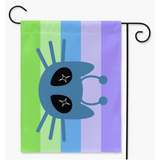 Aliencatgender Pride Yard and Garden Flags | Single Or Double-Sided | 2 Sizes | Gender Identity and Expression Yard Flag ninjaferretart