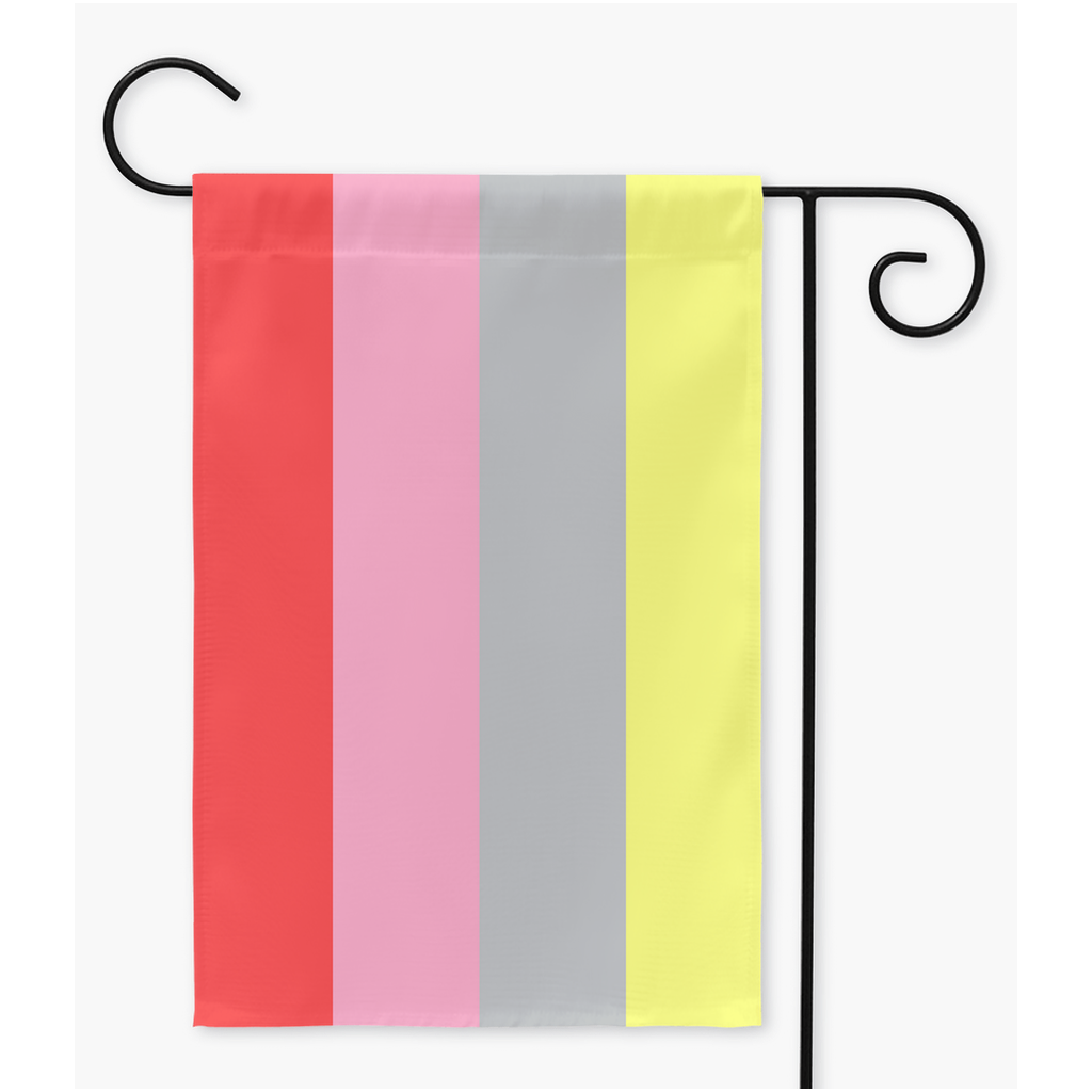 Alterous Attraction | Single Or Double-Sided | 2 Sizes | Aro Ace Spectrum Yard Flag ninjaferretart