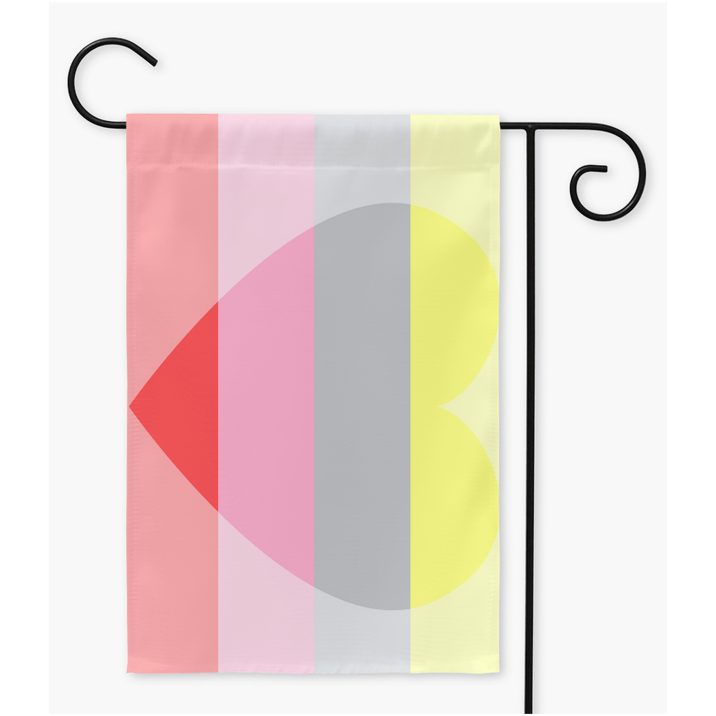 Alterousromantic | Single Or Double-Sided | 2 Sizes | Aro Ace Spectrum Yard Flag ninjaferretart