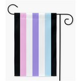Androgyne - V2 Pride Yard and Garden Flags | Single Or Double-Sided | 2 Sizes | Gender Identity and Expression Yard Flag ninjaferretart