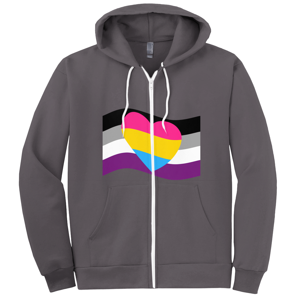 Aro Ace Pride Relaxed Fit Hoodies | Choose Your Flag Apparel ninjaferretart