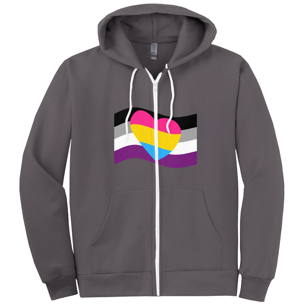 Aro Ace Pride Relaxed Fit Hoodies | Choose Your Flag Apparel ninjaferretart