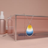 Aroace Gradient Oval Necklace | Choose Your Colourway Accessories ninjaferretart