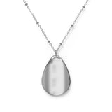 Aroace Gradient Oval Necklace | Choose Your Colourway Accessories ninjaferretart