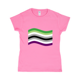 Aroace Pride Flag Fitted Tshirt | Choose Your Flag | Gildan Apparel ninjaferretart