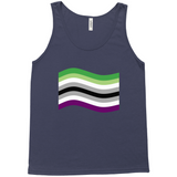 Aroace Pride Flag Relaxed Fit Tank Tops | Choose Your Flag | Bella + Canvas Apparel ninjaferretart