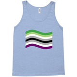 Aroace Pride Flag Relaxed Fit Tank Tops | Choose Your Flag | Bella + Canvas Apparel ninjaferretart