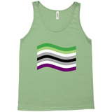 Aroace Pride Flag Relaxed Fit Tank Tops | Choose Your Flag | Bella + Canvas Apparel ninjaferretart